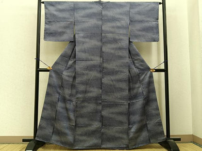 平和屋着物■江戸小紋　大小あられ　正絹　逸品　未使用　BAAY6353hj