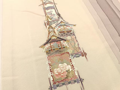 平和屋着物■訪問着　鉾　金銀彩　正絹　逸品　BAAY6357hj
