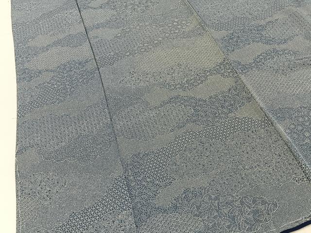 平和屋着物■江戸小紋　雲取吉祥文　正絹　逸品　未使用　BAAY6360hj