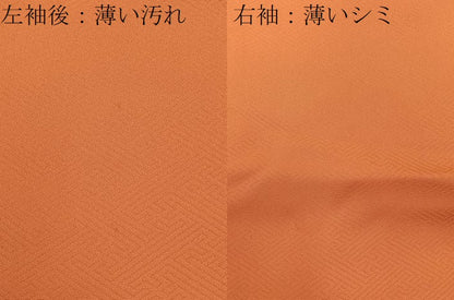 平和屋着物■訪問着　檜扇花文　暈し染め　金彩　正絹　逸品　BAAY6364hj