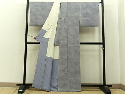 平和屋着物■江戸小紋　舞花文　正絹　逸品　BAAY6370hj