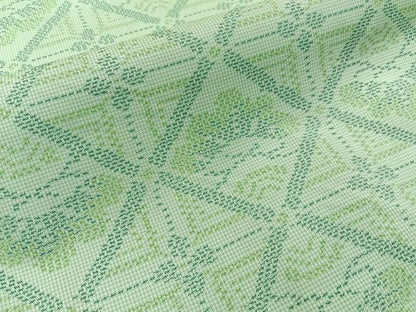 平和屋着物■本場大島紬　菱松文　正絹　逸品　BAAY6399hj