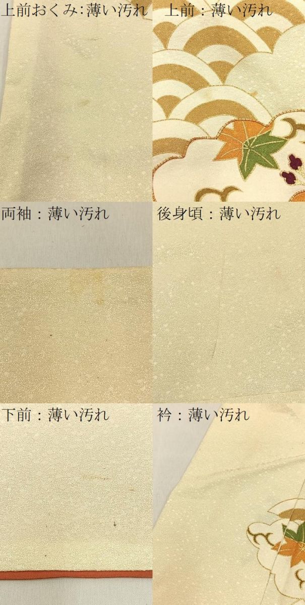 平和屋着物■訪問着　駒刺繍　雲取菊桐文　金彩　正絹　逸品　BAAY6400hj