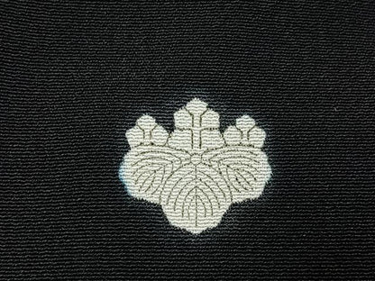 平和屋着物■黒留袖　総刺繍　鴛鴦　金銀糸　洗える着物　BAAY6407hj