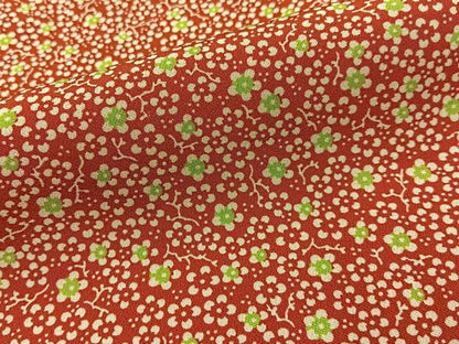 平和屋着物■上質な小紋　枝梅文　正絹　逸品　BAAY6410hj
