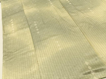 平和屋着物■上質な小紋　菱梅文　暈し染め　正絹　逸品　BAAY6417hj