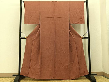 平和屋着物■伝統工芸師　服部光擴　江戸小紋　立波文　正絹　逸品　BAAY6419hj