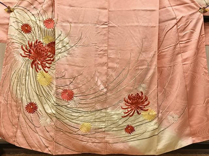 平和屋着物■豪華振袖　総刺繍　乱菊　暈し染め　金銀糸　正絹　逸品　BAAY6426hj