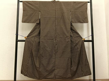 平和屋着物■本場大島紬　吉祥文　正絹　逸品　BAAY6428hj