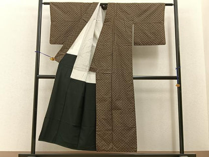 平和屋着物■本場大島紬　吉祥文　正絹　逸品　BAAY6428hj