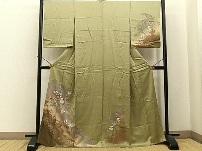 平和屋着物■訪問着　作家物　辻が花　暈し染め　金彩　正絹　逸品　BAAY6429hj