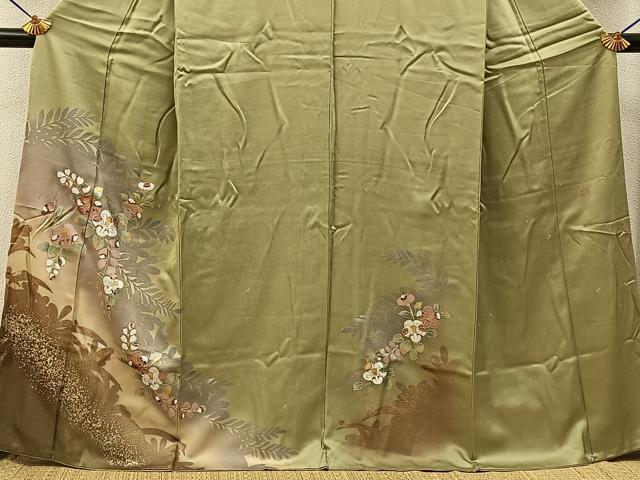平和屋着物■訪問着　作家物　辻が花　暈し染め　金彩　正絹　逸品　BAAY6429hj