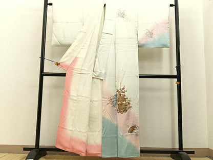 平和屋着物■訪問着　鉾　暈し染め　金銀彩　正絹　逸品　BAAY6432hj