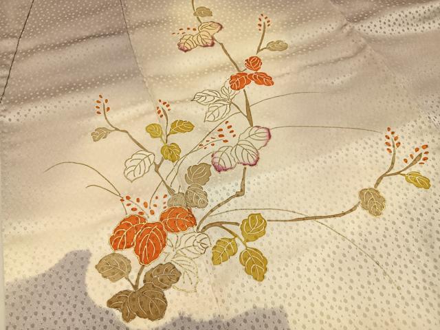 平和屋着物■訪問着　桐　暈し染め　金彩　正絹　逸品　BAAY6435hj