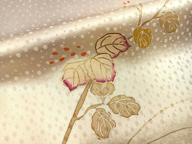 平和屋着物■訪問着　桐　暈し染め　金彩　正絹　逸品　BAAY6435hj