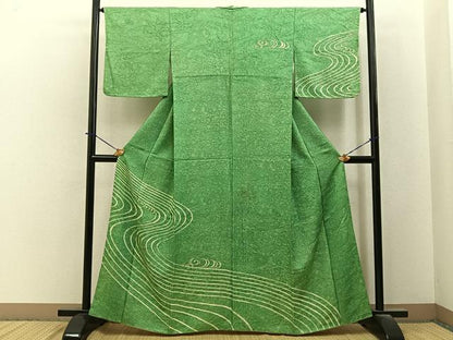 平和屋着物■訪問着　光琳水　正絹　逸品　BAAY6438hj
