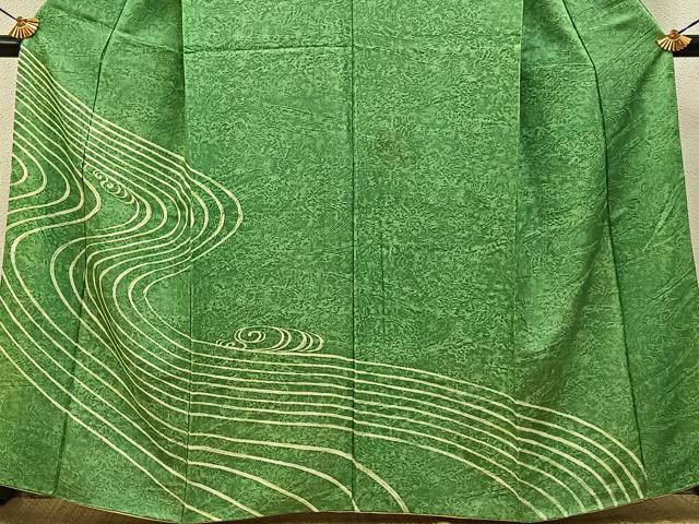 平和屋着物■訪問着　光琳水　正絹　逸品　BAAY6438hj