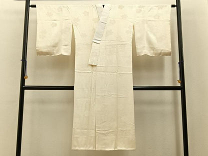 平和屋着物■長襦袢　袷　梅楓地紋　正絹　逸品　未使用　BAAY6442hj