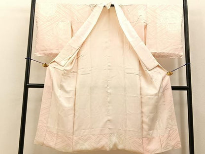平和屋着物■長襦袢　袷　花丸地紋　暈し染め　正絹　逸品　BAAY6444hj
