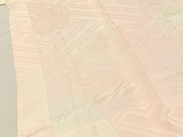平和屋着物■長襦袢　袷　花丸地紋　暈し染め　正絹　逸品　BAAY6444hj
