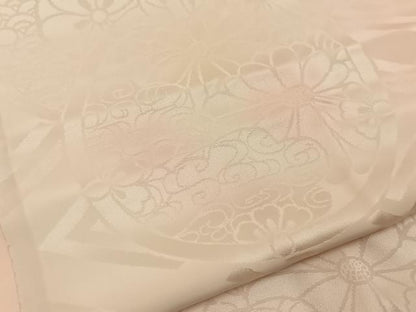 平和屋着物■長襦袢　袷　花丸地紋　暈し染め　正絹　逸品　BAAY6444hj