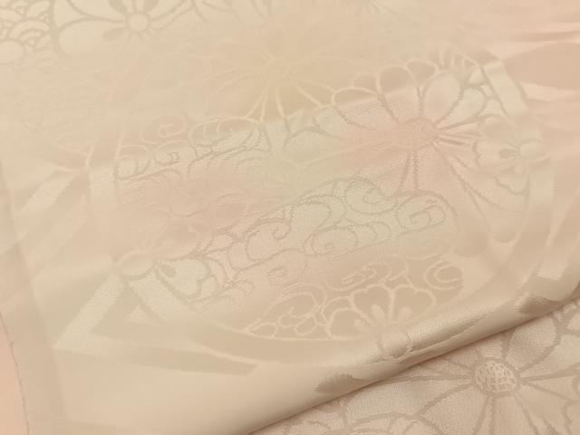 平和屋着物■長襦袢　袷　花丸地紋　暈し染め　正絹　逸品　BAAY6444hj