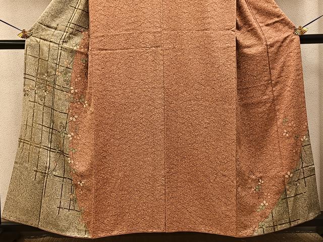 平和屋着物■訪問着　萩　金彩　正絹　逸品　BAAY6454hj
