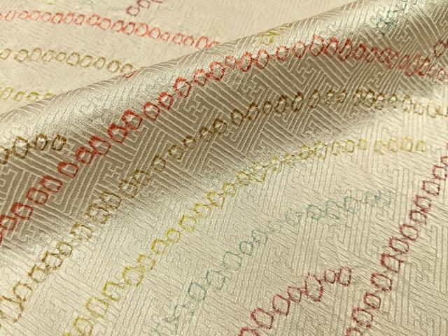 平和屋着物■上質な小紋　総絞り　流水文　正絹　逸品　BAAY6460hj