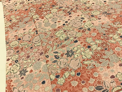 平和屋着物■上質な小紋　辻が花　正絹　逸品　未使用　BAAY6464hj