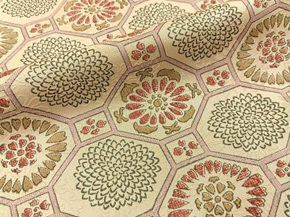 平和屋着物■上質な小紋　蜀江花文　正絹　逸品　BAAY6474hj