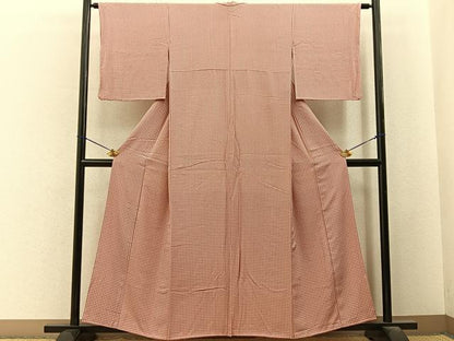 平和屋着物■江戸小紋　小花尽くし　正絹　逸品　BAAY6481hj