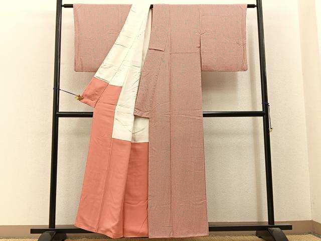 平和屋着物■江戸小紋　小花尽くし　正絹　逸品　BAAY6481hj