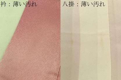 平和屋着物■上質な小紋　霞文　暈し染め　正絹　逸品　BAAY6482hj
