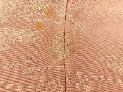 平和屋着物■上質な小紋　松竹梅竜田川地紋　正絹　逸品　BAAY6485hj