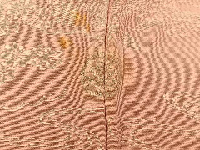 平和屋着物■上質な小紋　松竹梅竜田川地紋　正絹　逸品　BAAY6485hj