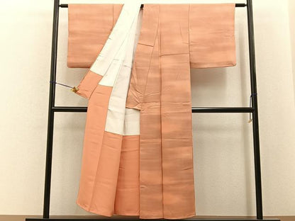 平和屋着物■上質な小紋　霞文　暈し染め　正絹　逸品　BAAY6493hj