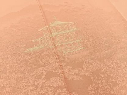 平和屋着物■豪華色留袖　金閣寺　正絹　逸品　BAAY6516hj
