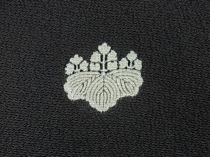 平和屋着物■豪華黒留袖　駒刺繍　花車文　金彩　正絹　逸品　BAAY6524hj