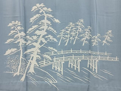 平和屋着物■男性　長襦袢　無双仕立て　大名行列　金彩　正絹　逸品　BAAY6529hj
