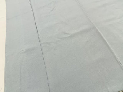 平和屋着物■上質な色無地　柳鼠色　正絹　逸品　BAAY6531hj