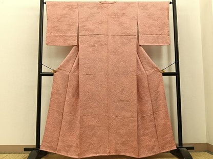 平和屋着物■上質な小紋　霞文　正絹　逸品　BAAY6539hj