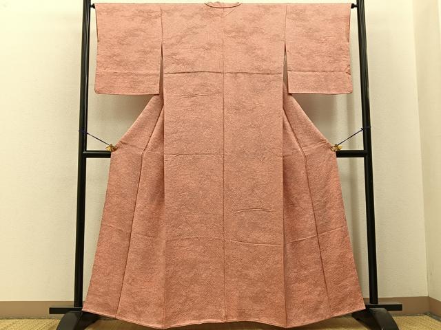 平和屋着物■上質な小紋　霞文　正絹　逸品　BAAY6539hj