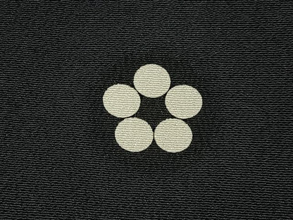 平和屋着物■豪華黒留袖　友禅　作家物　尾長鶏流水花文　正絹　逸品　BAAY6555hj