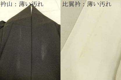 平和屋着物■豪華黒留袖　作家物　松竹梅　風景花文　暈し染め　金彩　正絹　逸品　BAAY6556hj