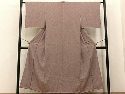 平和屋着物■江戸小紋　鹿の子文様　正絹　逸品　未使用　BAAY6572hj
