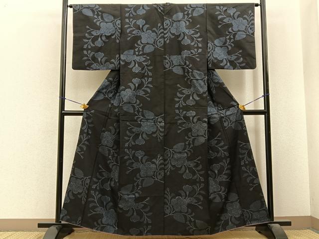 平和屋着物■本場大島紬　辻が花　7マルキ　地空き　正絹　逸品　BAAY6575hj