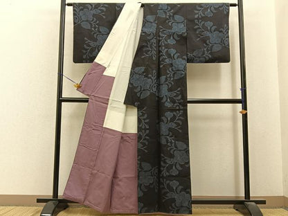 平和屋着物■本場大島紬　辻が花　7マルキ　地空き　正絹　逸品　BAAY6575hj