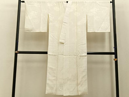 平和屋着物■長襦袢　袷　地紙花地紋　正絹　逸品　未使用　BAAY6586hj