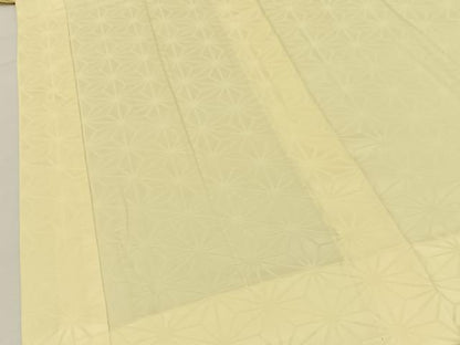 平和屋着物■長襦袢　無双仕立て　麻の葉地紋　正絹　逸品　BAAY6590hj