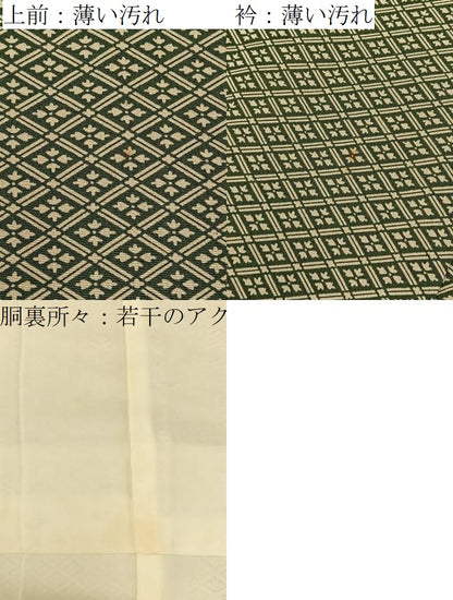 平和屋着物■江戸小紋　花菱文　正絹　逸品　BAAY6601hj